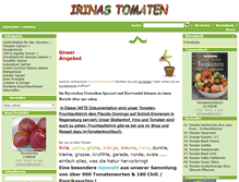 Tablet Screenshot of irinas-shop.de